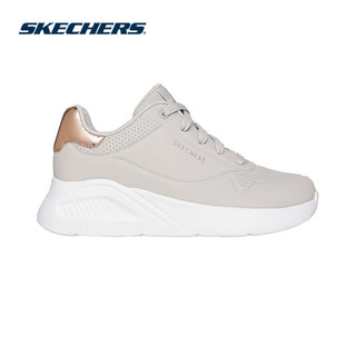 [ĐỘC QUYỀN ONLINE] Giày Thể Thao Nữ Skechers Street UNO Lite Shimmer Along-177291-NAT Memory Foam Online Sale