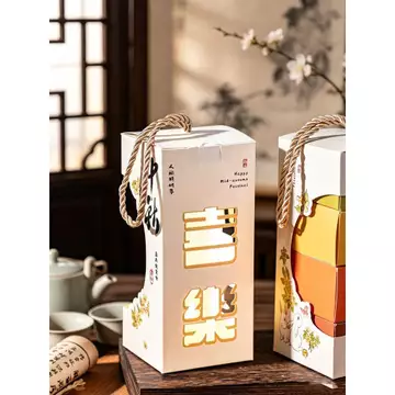 hộp đựng bánh trung thu hộp bánh trung thu Hộp đựng hộp đựng bánh trung thu Hộp đựng đèn lồng Hộp đựng bánh trung thu Hộp rỗng Hộp đựng xách tay Hộp quà cung điện Quảng Đông 4 miếng