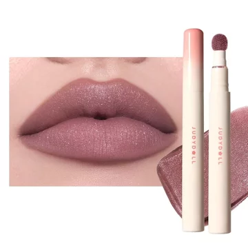 Kem dưỡng môi mờ JUDYDOLL Cushion, Son môi mờ dưỡng ẩm với Tripeptide & Squalane, Son nhòe môi, Bùn môi nhung, Chống nhòe, Lâu trôi, Không trầy xước (G204 Taro Haze) QZS