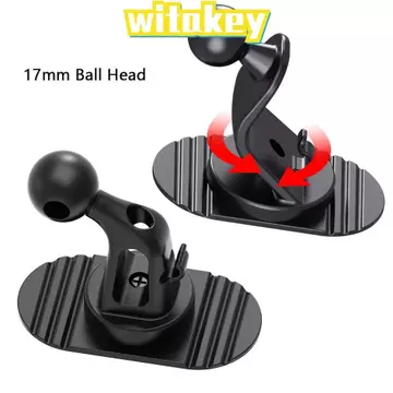 Giá đỡ điện thoại di động WITAKEY, Giá đỡ điện thoại trên ô tô 17mm, Giá đỡ điện thoại di động có thể xoay 360 độ đa năng Giá đỡ điện thoại di động trên ô tô Đồng hành lái xe