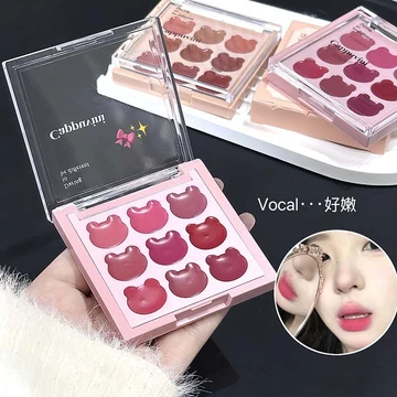 Cappuvini Vitality Bear Chín Màu Môi Bùn Tự Nhiên Mờ Giả Mặt Trơn Sản Phẩm Trong Nước Xuyên Biên Giới Trang Điểm Son Môi