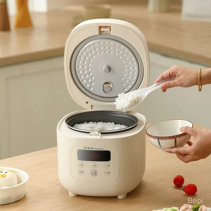 Nồi cơm điện phủ titan, nồi cơm điện mini gia dụng, hẹn giờ thông minh, nồi nấu cháo nhỏ, nồi cơm điện chống dính.