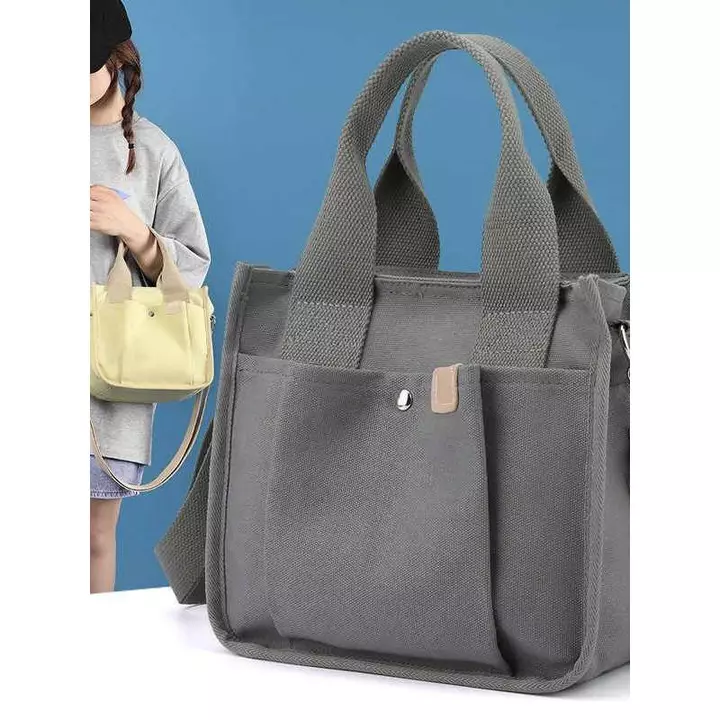 Women's Minimalist Canvas Shoulder Bag – 4