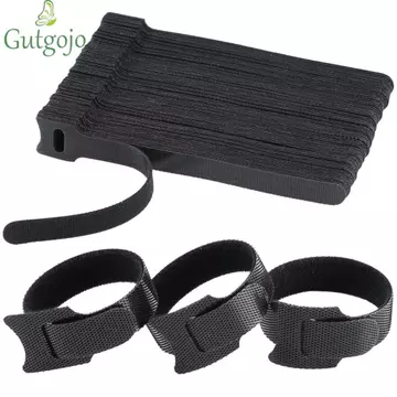 GUTGOJO 50 Chiếc Dây Buộc Cáp Nylon, Dây Móc Vòng Dây Có Thể Điều Chỉnh Dây Buộc, 50 Chiếc Dây Bảo Vệ Cáp Dây Có Thể Tái Sử Dụng Dây Buộc Quản Lý Cáp Sạc Điện Thoại Di Động