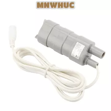 Máy bơm giếng sâu MNWHUC, Máy bơm nước chìm nhỏ gọn ABS, Máy bơm nước DC màu xám chìm nhỏ gọn Chuyển nước