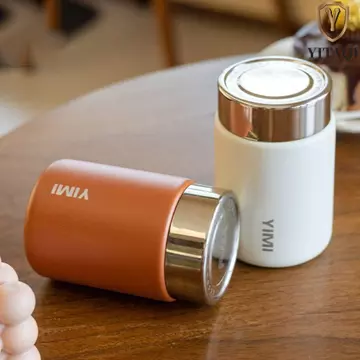 Bình chân không cầm tay YITAQI 230ml, Cốc giữ nhiệt bằng thép không gỉ mini cách nhiệt giữ ấm, Hộp đựng bằng thép không gỉ 316 Giữ bình nước giữ nhiệt mini lạnh và giữ nhiệt