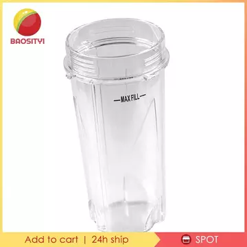 Ly máy xay sinh tố thay thế 16oz, Sinh tố chống rò rỉ, Linh kiện thay thế máy xay sinh tố có thể tái sử dụng tương thích, Máy xay sinh tố phục vụ cốc cho BL780, BL810