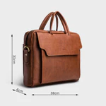 Cặp Công Sở Lata (Thời trang nam basic đựng laptop 14 inch - Cặp da CA27) — ảnh 4