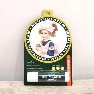 son dưỡng môi Mentholatum Mint Lip Balm SPF15 Kem Chống Nắng 3.5g Nữ Dưỡng Ẩm Dưỡng Ẩm Chống Khô Nứt Phai Đường Môi