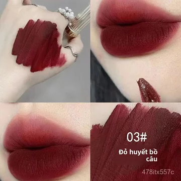 Son kem màu da châu Âu, khí chất nữ hoàng đỏ rượu, màu trắng ánh trăng tôn da dưỡng ẩm