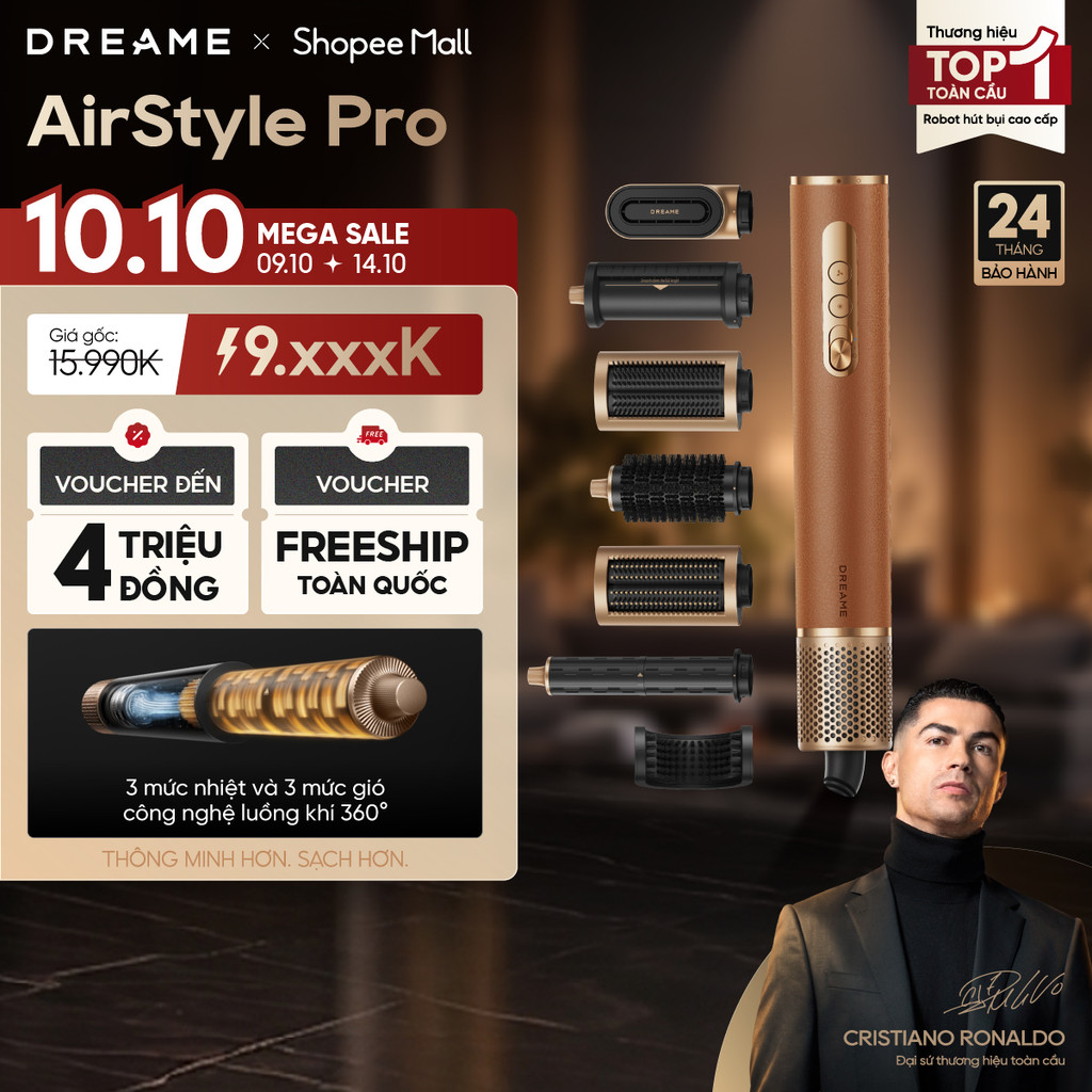 Máy sấy và tạo kiểu tóc đa năng 7 trong 1 Dreame AirStyle Pro
