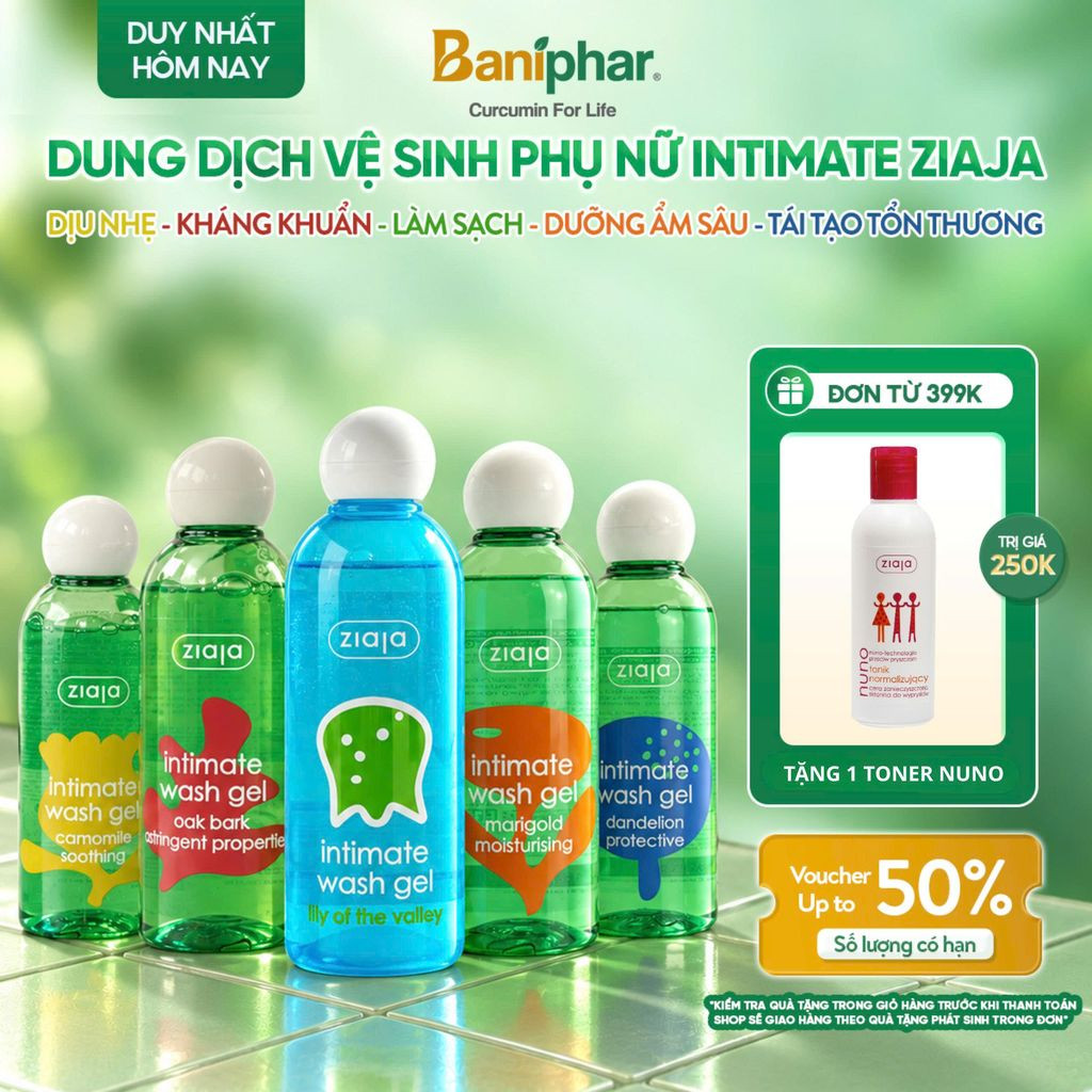 [LIVESTREAM] Dung Dịch Vệ Sinh Phụ Nữ Intimate ZIAJA Ba Lan Giúp Dưỡng Ẩm, Làm Sạch Khử Mùi và Cân Bằng pH Tự Nhiên