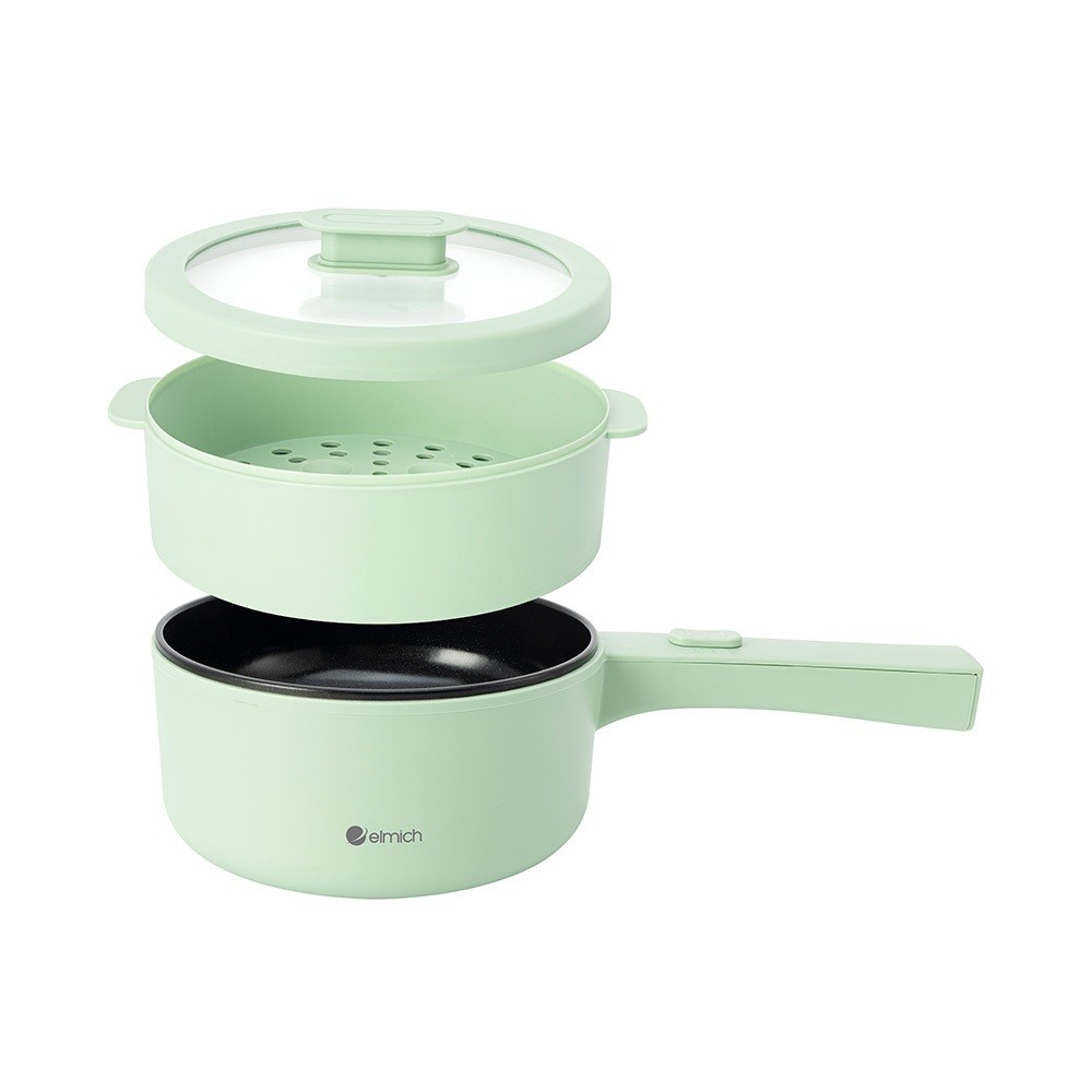 Nồi Điện Mini Đa Năng Elmich MPE-9121MG / MPE-9121AW / MPE-3911DB 1.5L 700W – Tiện Lợi, An Toàn