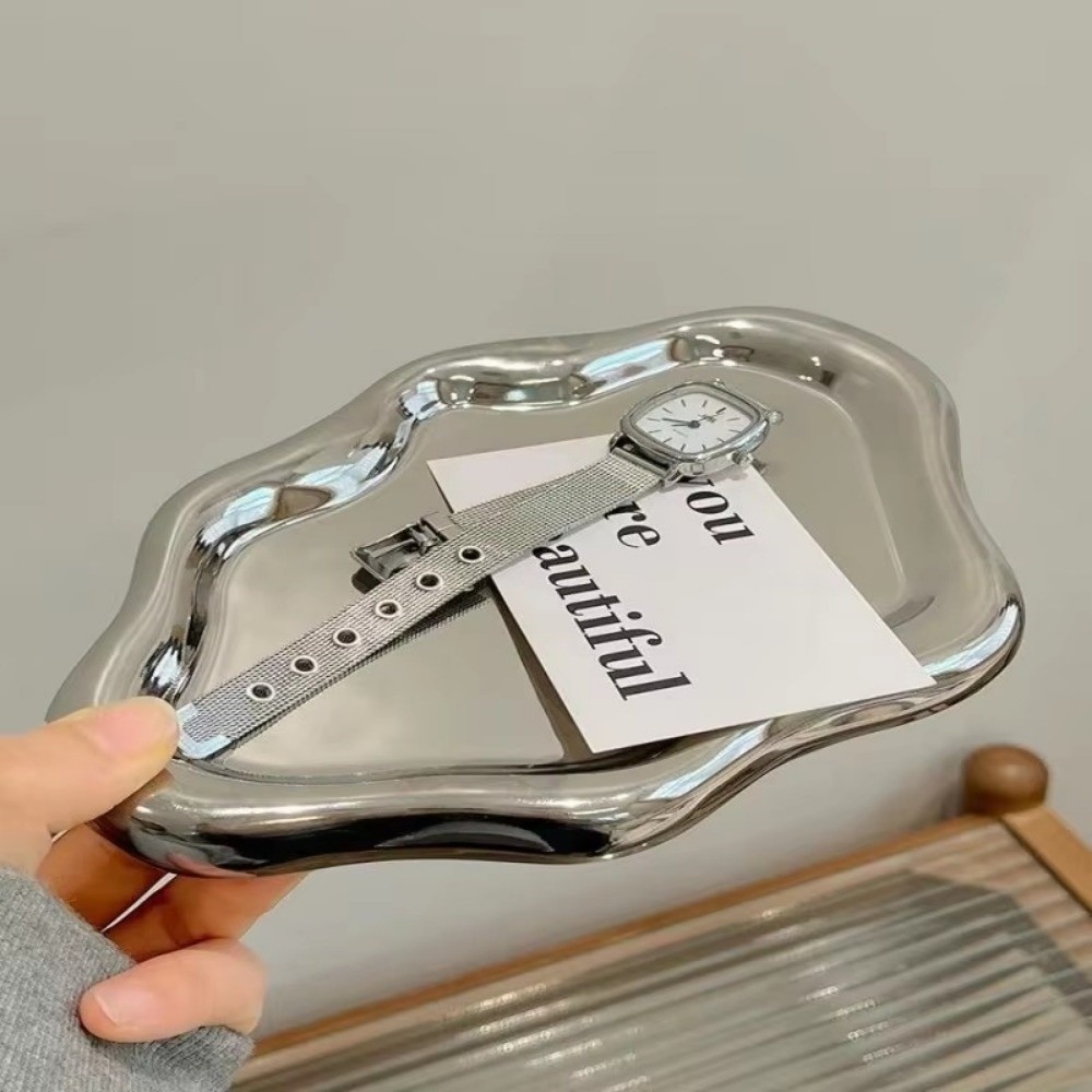 Tấm lưu trữ MARGREDY, Khay đựng đồ trang sức hình đám mây bằng nhựa, Đồng hồ đựng đồ trang sức Mini Ins / Lưu trữ chìa khóa