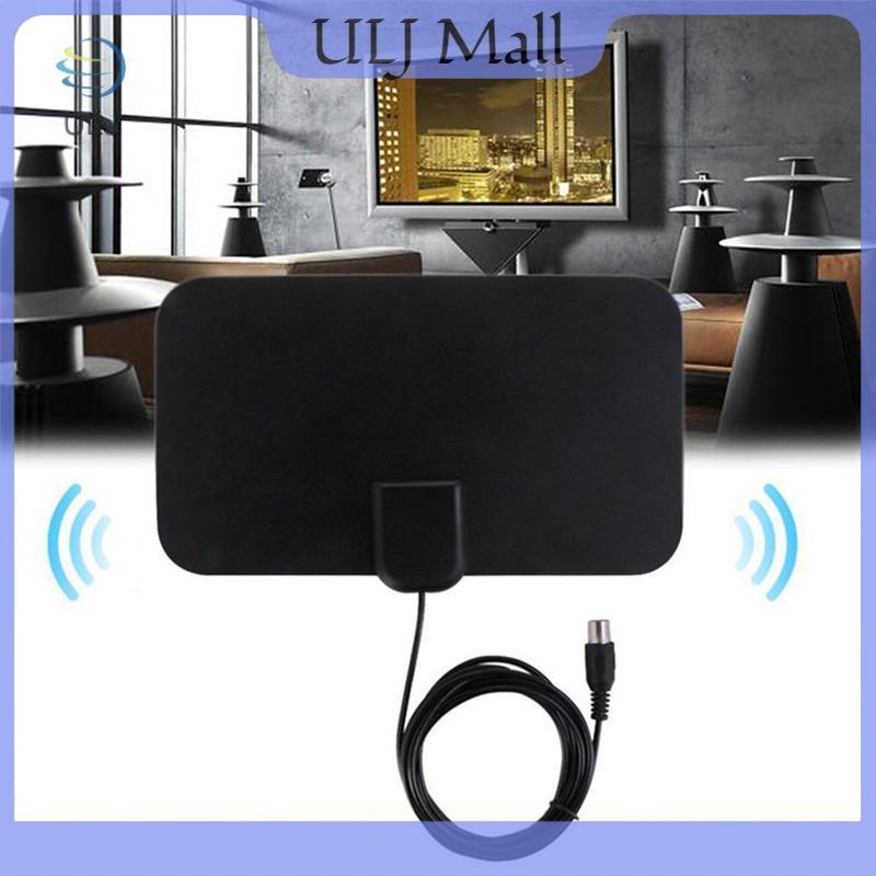 Ăng-ten TV ULJ HDTV Flat Trong nhà Phạm vi 50 dặm VHF UHF DVB -.