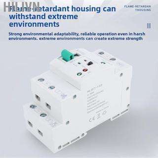 hilivn Mini ATS Tự Động Bằng Tay Chuyển Công Tắc 2P 80A Máy Phát Điện Gia Đình Bộ Chọn Điện Tự Động Kép DIN Rail Mount Siêu Mỏng PV loại