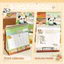 Lịch Mini TUYỆT VỜI, Trang trí máy tính để bàn Capybara / Panda 2026 Lịch để bàn, Cuộn dây di động Quà tặng kế hoạch hàng ngày