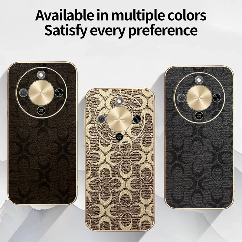 Ốp Lưng Cho Honor X9d X9C X9B Hoa May Mắn Mạ Điện TPU Edge Chống Rơi Vỏ Điện Thoại