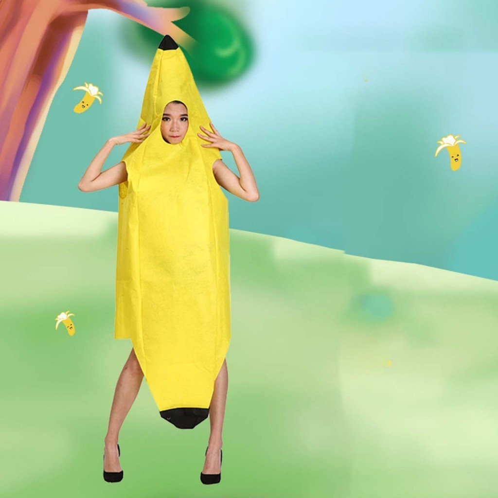 Trang phục Halloween hóa trang cosplay quả chuối phong cách mới lạ độc đáo