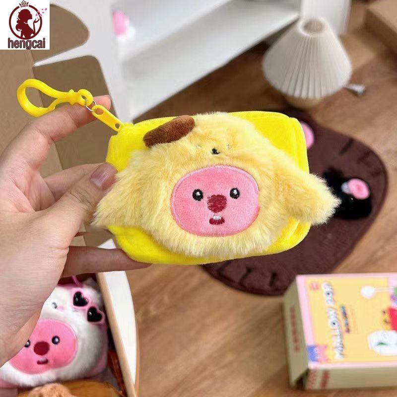 Hoạt Hình Dễ Thương Loopy Ruby Ví Đựng Tiền Xu Mini Snapper Túi Búp Bê Mặt Dây Chuyền