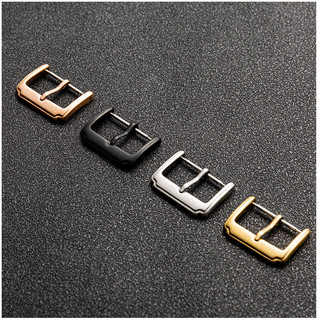 Khóa đồng hồ bằng thép không gỉ 10 / 12 / 14 / 16 / 18 / 20 / 22mm Khóa đồng hồ thay thế Bạc Hồng Vàng Đen Dây đeo đồng hồ Khóa nút