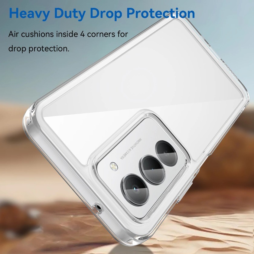 Dành Cho Redmi 15 Ốp Lưng Trong Suốt Cho Redmi 15 Cover Coque Funda Cứng Trong Suốt Khung Mềm Ốp Lưng Điện Thoại Redmi 15