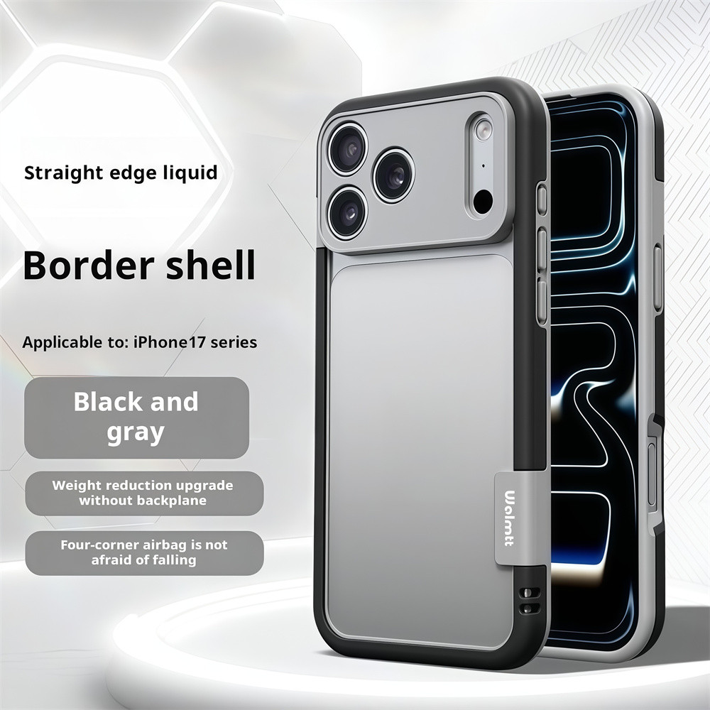 Ốp điện thoại viền màu cho iPhone 17 Pro Max 12 13 14 15 16 pro max 15 16 plus Vỏ điện thoại di động chống trượt rỗng