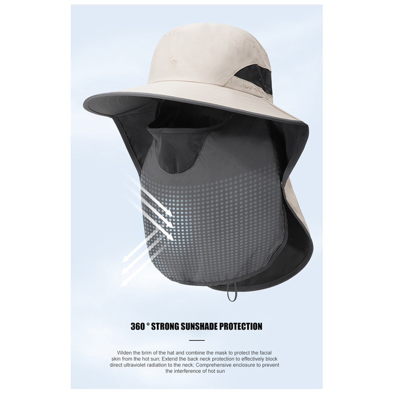 CAMEL CROWN Mũ Rộng Vành Chống Tia UV Thời Trang Mùa Hè Cá Tính
