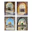 Al-Aqsa Nhà Thờ Hồi Giáo Kaaba Hồi Giáo Canvas Poster Màu Nước Tranh Hồi Giáo Hiện Đại Trang Trí Tường Nhà Không Khung bigsize