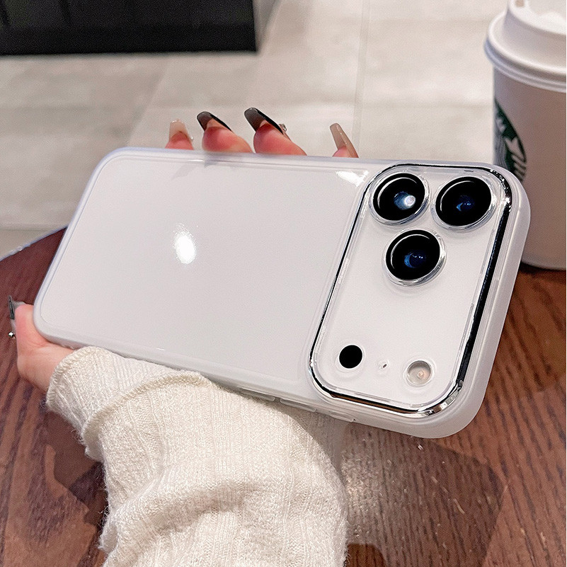 Dành Cho iPhone 17 / 17 Pro / 17 Air / 17 Pro Max Matte Case Silicon Trong Suốt Bảo Vệ Ống Kính Máy Ảnh