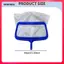 Bể bơi Skimmer Net Dễ dàng sử dụng Mảnh vỡ thực tế Loại bỏ Pickup Lưới mịn Túi sâu Lá Rake cho bồn tắm nước nóng SPA Ao