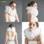Pealike Nhẹ Nhiều Lớp Lưới Giả Cổ Thời Phục Hưng Lớp Xù Cổ Xù Khăn Chú Hề Choker Cho Halloween