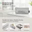 BeautifulHomeA Lưới Thoáng Khí Dây Kéo Túi Bảo Quản Có Thể Nhìn Xuyên Qua Túi Đựng Mỹ Phẩm Di Động Cho Nữ Bé Gái Lưu Trữ Trang Điểm Hàng Ngày VN