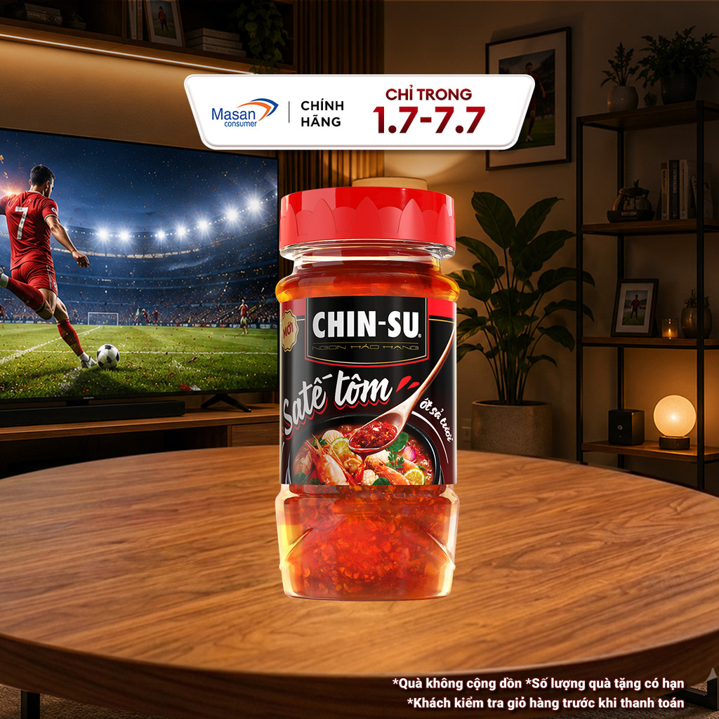 CHIN-SU Sa Tế Tôm ỚT Sả Hộp 90G