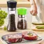 Máy xay tiêu & muối lõi gốm có thể điều chỉnh bằng thép không gỉ tiện dụng để gia vị tiệc tối ngày lễ [VN]