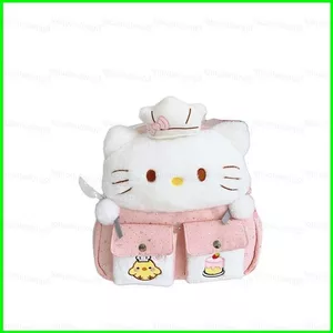Ba lô HT3 HELLO KITTY dành cho trẻ em Túi đi học hoạt hình dành cho bé gái Gói du lịch nhẹ dành cho trẻ em TH3