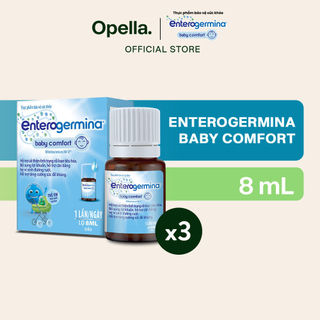Bộ 3 Men vi sinh Enterogermina Baby Comfort hỗ trợ cải thiện tình trạng rối loạn tiêu hóa ở trẻ nhỏ từ 0 tháng tuổi-8ml