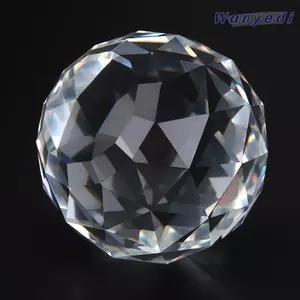 WANYEDI Quả cầu pha lê, Quả cầu pha lê thủy tinh cắt mặt, Suncatchers Rainbow Makers Phụ kiện phần cứng Phụ kiện phần cứng Bóng thủy tinh pha lê lấp lánh Cửa sổ Sun Catcher