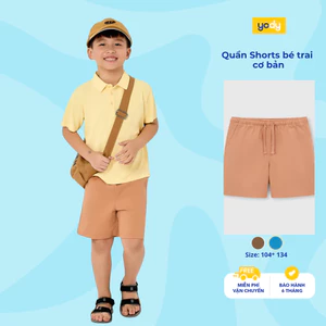 Quần Shorts bé trai YODY, quần đùi, quần cộc cơ bản TRA BCCS26S001
