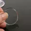 HFTOY 10 chiếc 25mm Áp dụng trong suốt Vỏ tròn Hộp đựng tiền xu Viên nang giữ nhựa tròn ~