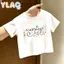 Áo thun bé gái có thể in hoa tay ngắn cổ tròn mùa hè cho bé mặc thường ngày