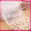 JASMINE 15 Lưới Hộp Bảo Quản Trứng Hộp Đựng Trứng PP Hộp Trứng Khay Có Nắp Ngăn Kéo Tủ Lạnh Hộp Đựng Trứng Ra Hỗ Trợ JASMINE