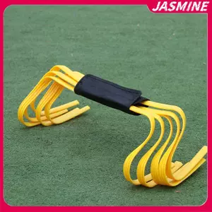 JASMINE Bóng Đá Mini Rào Chắn Di Động Huấn Luyện Tốc Độ Thiết Bị Bóng Đá Có Thể Tháo Rời Nhanh nhẹn Dây Thang Thiết Bị An Toàn Thể Thao JASMINE