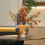 Bình gốm Wabi Sabi Phong cách cổ điển kiểu Pháp Trang trí đồ gốm thủ công cho phòng khách Phòng ngủ Phòng ngủ Màn hình thực vật thủy canh Trang trí nội thất tối giản Thiết kế nội thất thẩm mỹ