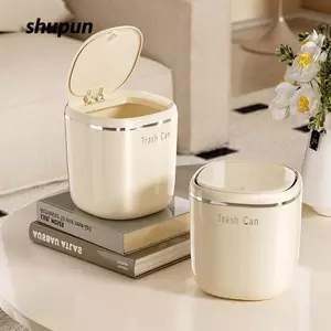 Giỏ đựng rác SHUPUN, Hộp đựng rác để bàn Mini, Thùng đựng đồ lặt vặt có thể tháo rời thời trang