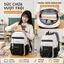 Cặp học sinh, ba lô nữ vải Oxford chống thấm nước, sức chứa lớn, ba lô nhẹ, phù hợp với nhiều cảnh