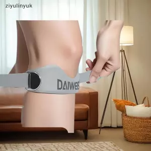 Ziyulinyuk 1 Miếng Lót Đầu Gối Bánh Ngọt Vòng Ổn Định Đầu Gối Silicon Patellar Tendon Hỗ Trợ Dây Đeo Bóng Rổ Chạy Sử Dụng Hàng Ngày VN