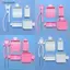 Ziyulinyuk 1 / 3 / 5 Cái DIY Handmade Cầu Chì Hạt Piing Khay Bộ 2.6mm Cầu Chì Hạt Hiệu Quả Đệm Perler Hạt Phụ Trợ Dụng Cụ VN