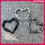 JASMINE Carabiner Hình Trái Tim Phong Cách Retro Gothic Móc Khóa Kim Loại Dễ Dàng Kẹp Carabiner Cho Chìa Khóa Túi Bapas Treo Carabiner Kẹp JASMINE