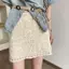 Hàng hóa Châu Âu mùa hè Móc váy ren rỗng eo cao Chữ A che thịt Giảm tuổi Phong cách phương Tây Slimer Look Fair